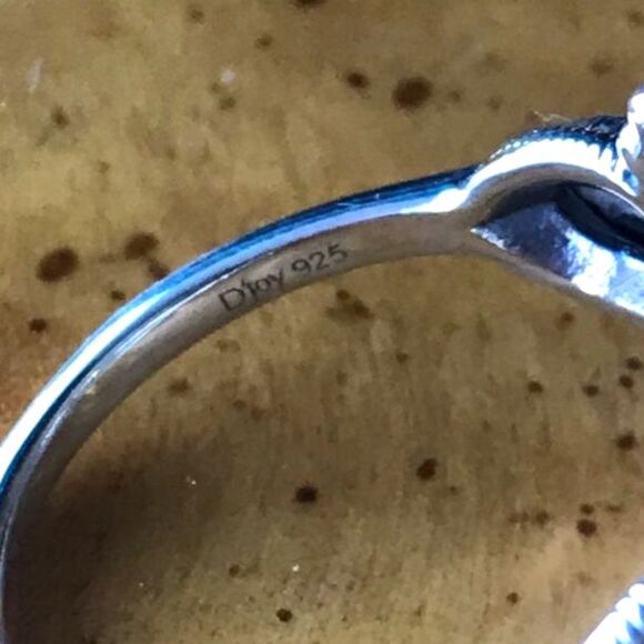 White Buffalo Royston Blue Horizon Turquoise Sterling Silver Ring Size 10 - Picture 7 of 9